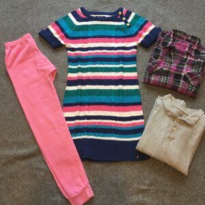 Girl Size XL 12 Clothing Lot 4x Pieces Winter Thermal Western Cowgirls Preppy
